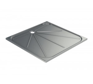 Plato de ducha inox 304 satinado 800x800 mm